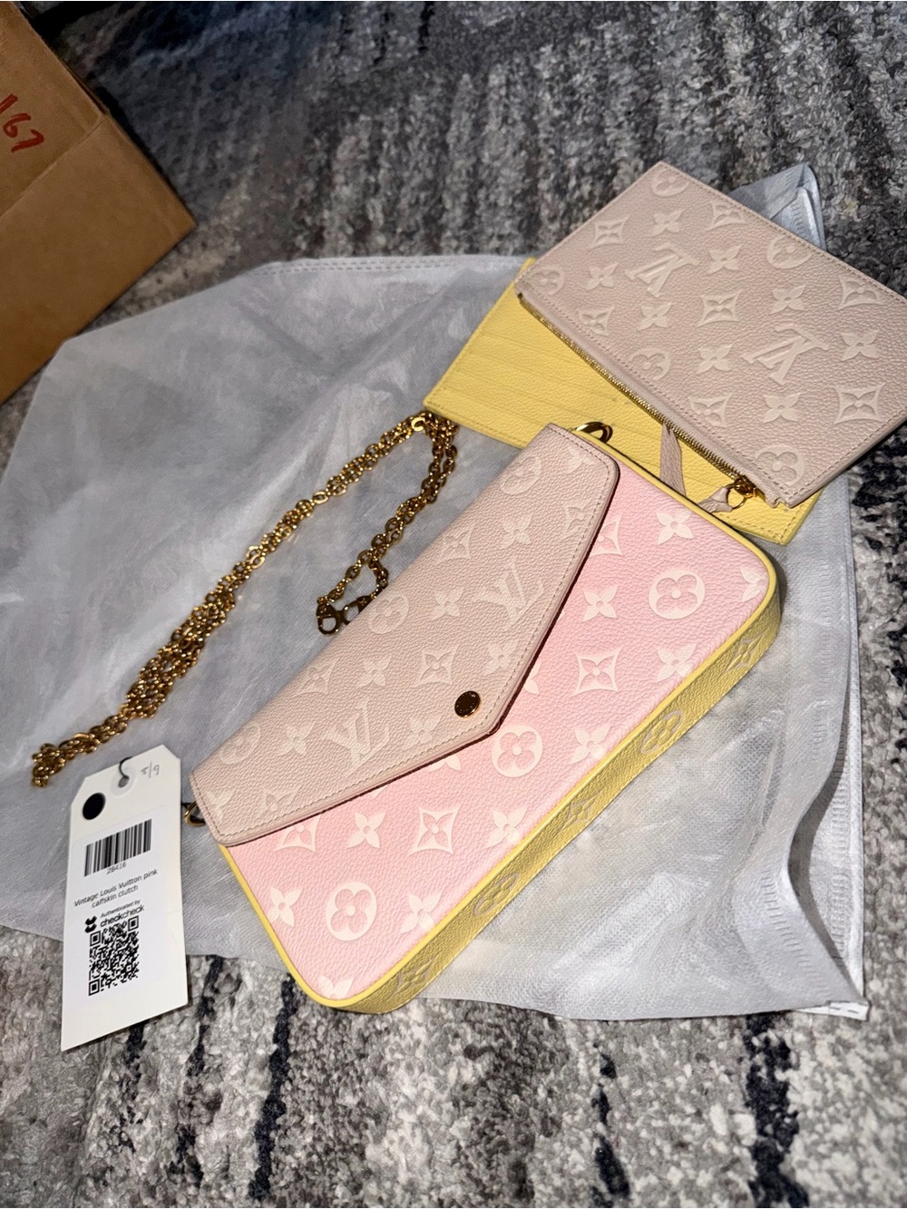 Louis Vuitton Felicie Pouchette Full set